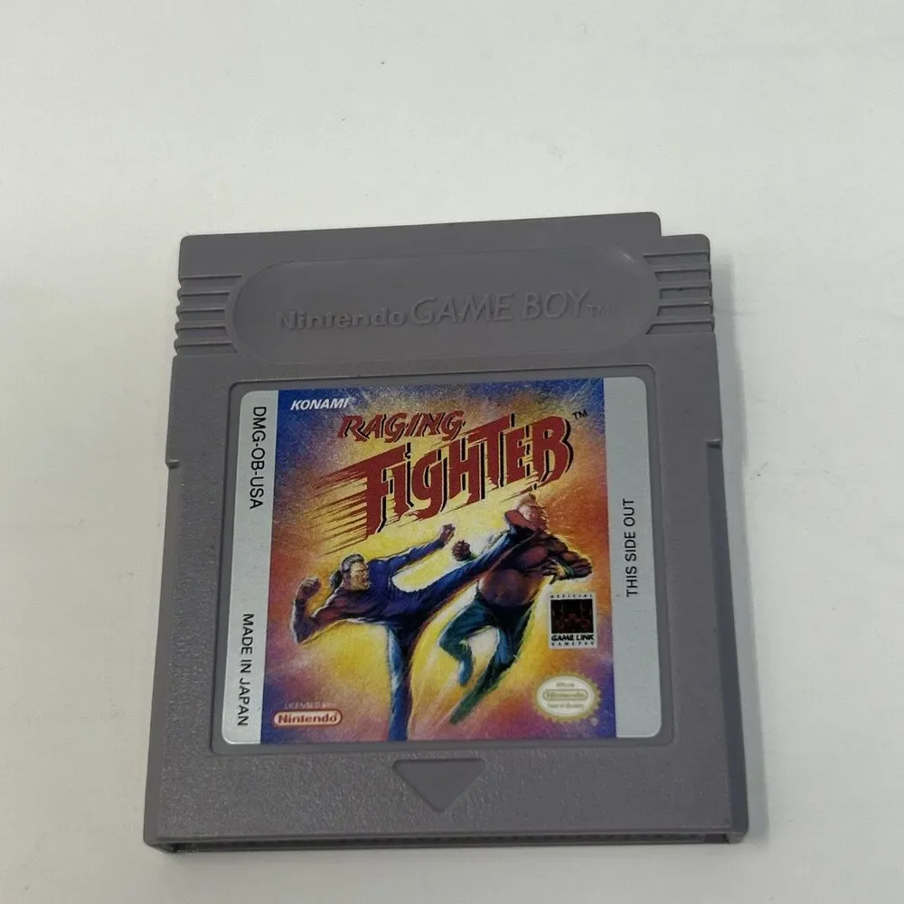Raging Fighter Konami Nintendo Game Boy Fighting Game Cartridge